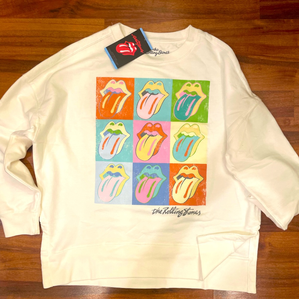 Rolling Stones BAND PCREW FLEECE